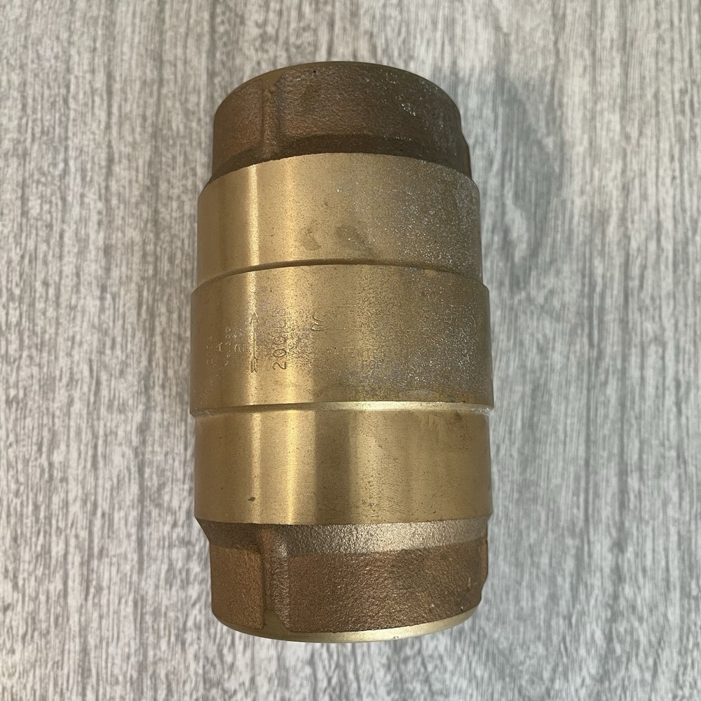 Strataflo No 300 2" Brass Check Valve 200 Lbs WOG FNPT  NOS